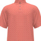 PGA Tour Men's Conversational Print Golf Polo Red Size X-Large