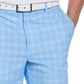 PGA Tour Men's Plaid Print Golf Shorts Blue Size 40