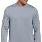 PGA Tour Men's Mixed Media Sun Protection Golf Shirt Gray Size X-Large