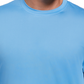 PGA Tour Men's Mixed Media Sun Protection Golf Shirt Blue Size XX-Large