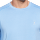 PGA Tour Men's Performance Stretch T-Shirt Blue Size Small