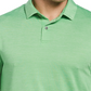 PGA Tour Men's Space Dye Texture Golf Polo Shirt Green Size Large