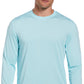 PGA Tour Men's Mixed Media Sun Protection Golf Shirt Blue Size Large
