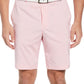 PGA Tour Men's Flat Front Heathered Golf Shorts Pink Size 36