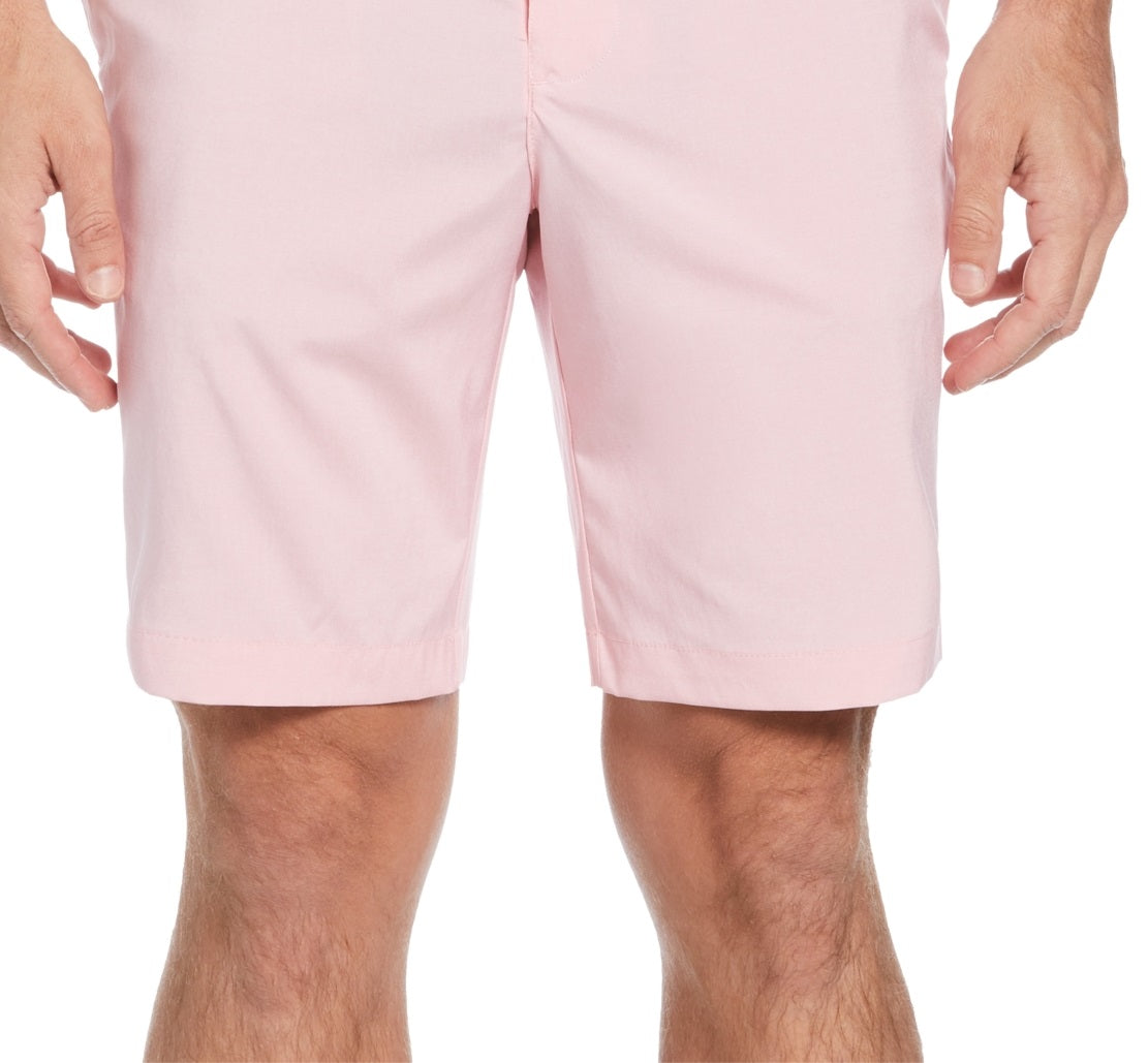 PGA Tour Men's Flat Front Heathered Golf Shorts Pink Size 38