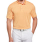 PGA Tour Men's Single Feeder Stripe Golf Polo Orange Size Medium