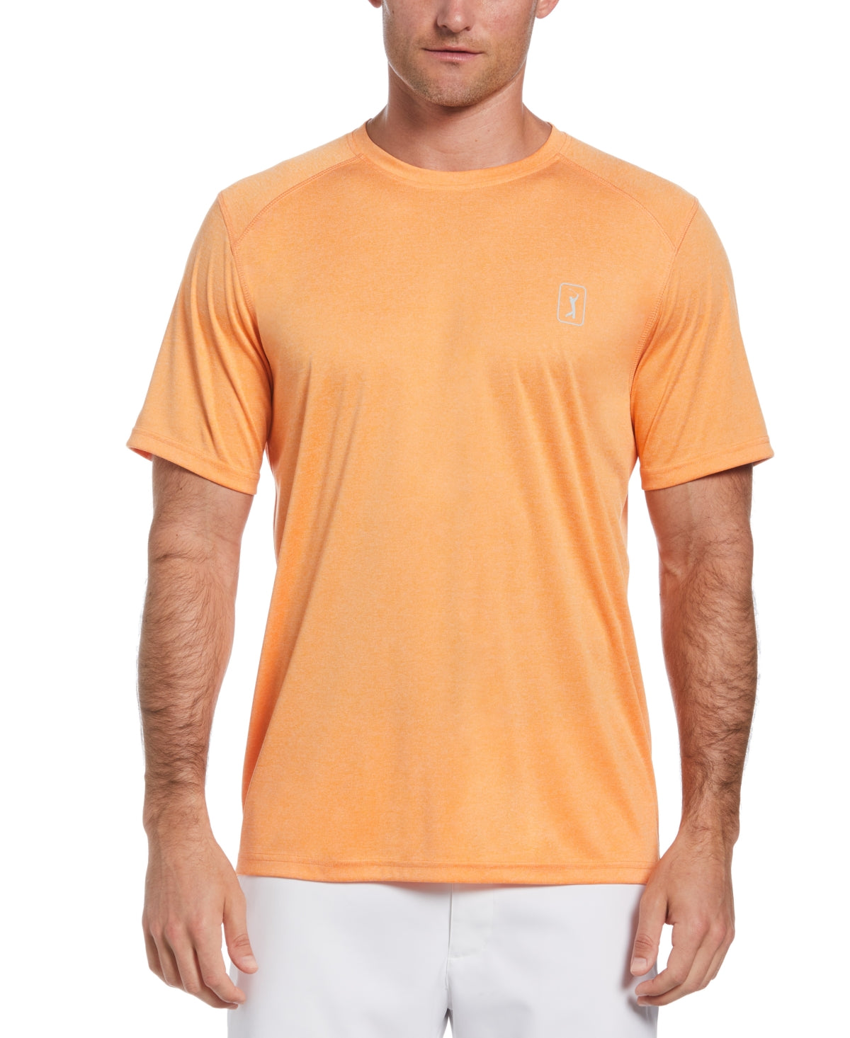 PGA Tour Men's Performance Golf T-Shirt Orange Size Large
