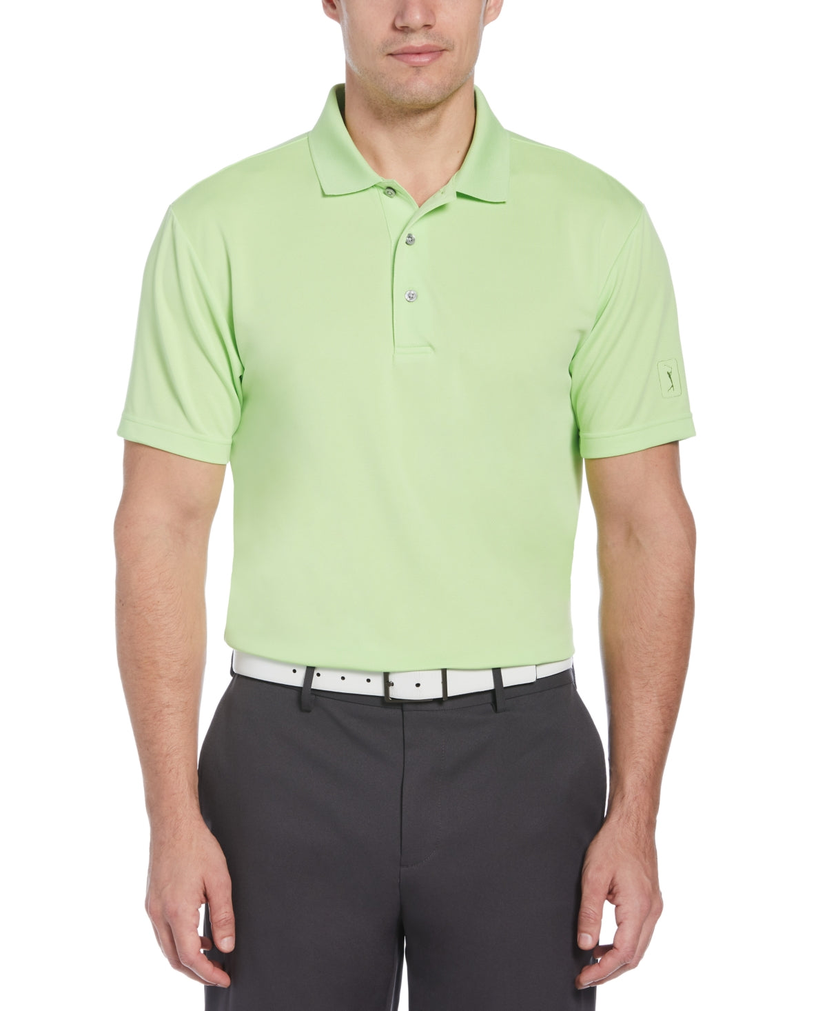 PGA Tour Men's Airflux Golf Polo Green Size Small