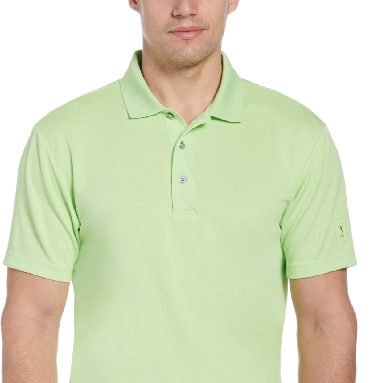 PGA Tour Men's Airflux Golf Polo Green Size Medium