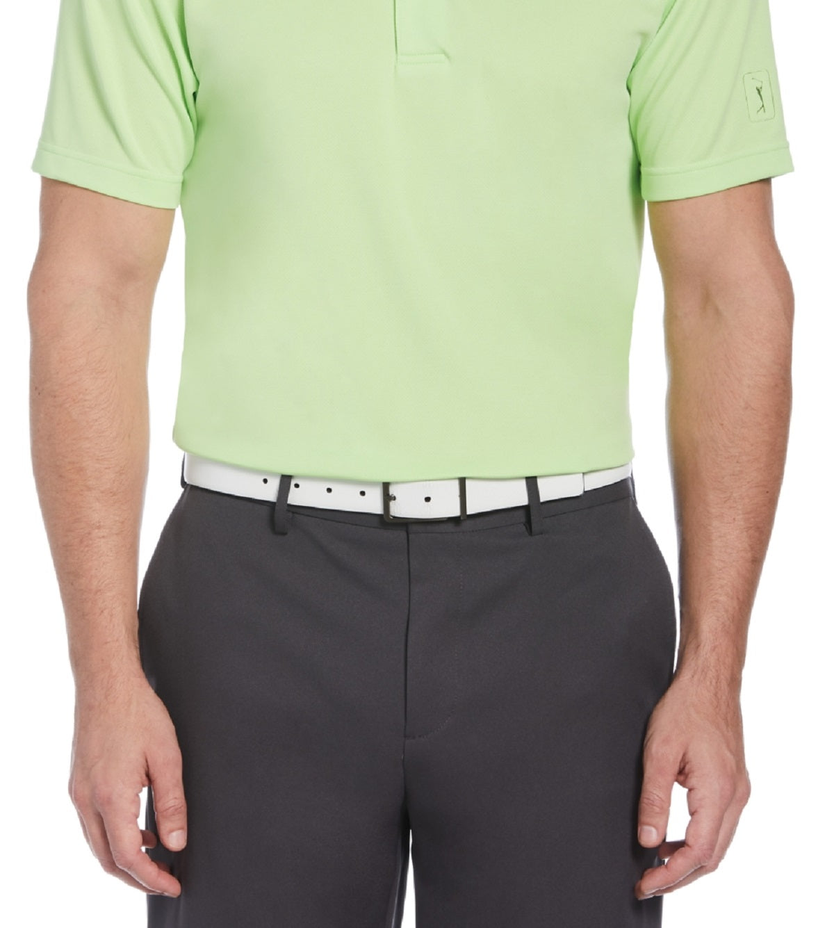 PGA Tour Men's Airflux Golf Polo Green Size Medium