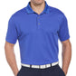 PGA Tour Men's Airflux Golf Polo Blue Size Small