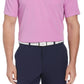 PGA Tour Men's Airflux Golf Polo Purple Size Medium