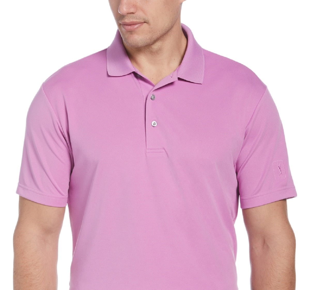 PGA Tour Men's Airflux Golf Polo Purple Size XX-Large