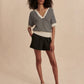 Varley - Dora V Neck Knit Top