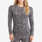 Cuddl Duds Women's Softwear Stretch Long Sleeve Crew Shirt Black Size M