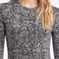 Cuddl Duds Women's Softwear Stretch Long Sleeve Crew Shirt Black Size M