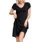 Ink+Ivy Women's Swing Dress with Pockets Black Size Medium