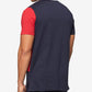 Tommy Hilfiger Men's Modern Essentials Colorblocked Cotton T-Shirt Blue Size Large
