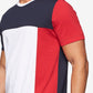 Tommy Hilfiger Men's Modern Essentials Colorblocked Cotton T-Shirt Blue Size XX-Large