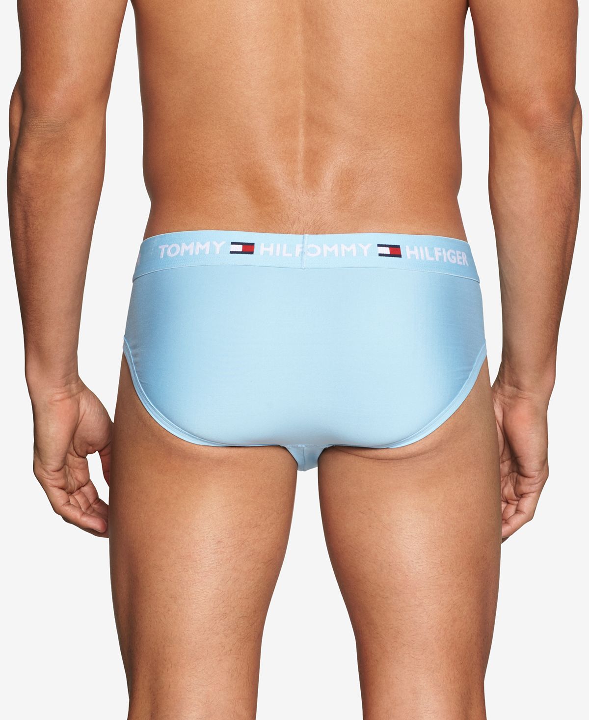 Tommy Hilfiger Men's 4 Pk Everyday Microfiber Briefs Blue Size L