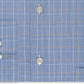 Van Heusen Men's Englsh Bl Big & Tall Flex All Over Stretch Tall Fit Check Print Dress Shirt Blue Size XL