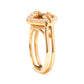 14K Yellow Gold Marquise-Cut Yellow Citrine and 1/3 Cttw Diamond Halo Cocktail Ring (G-H Color, SI1-SI2 Clarity) - Size 7