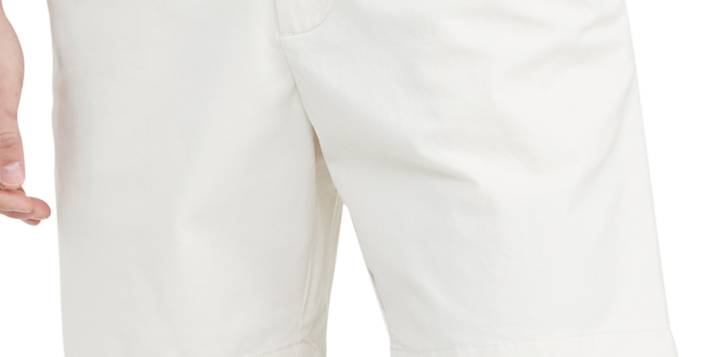 Tommy Hilfiger Men's Th Flex Stretch Theo 7 Shorts White Size XXX-Large
