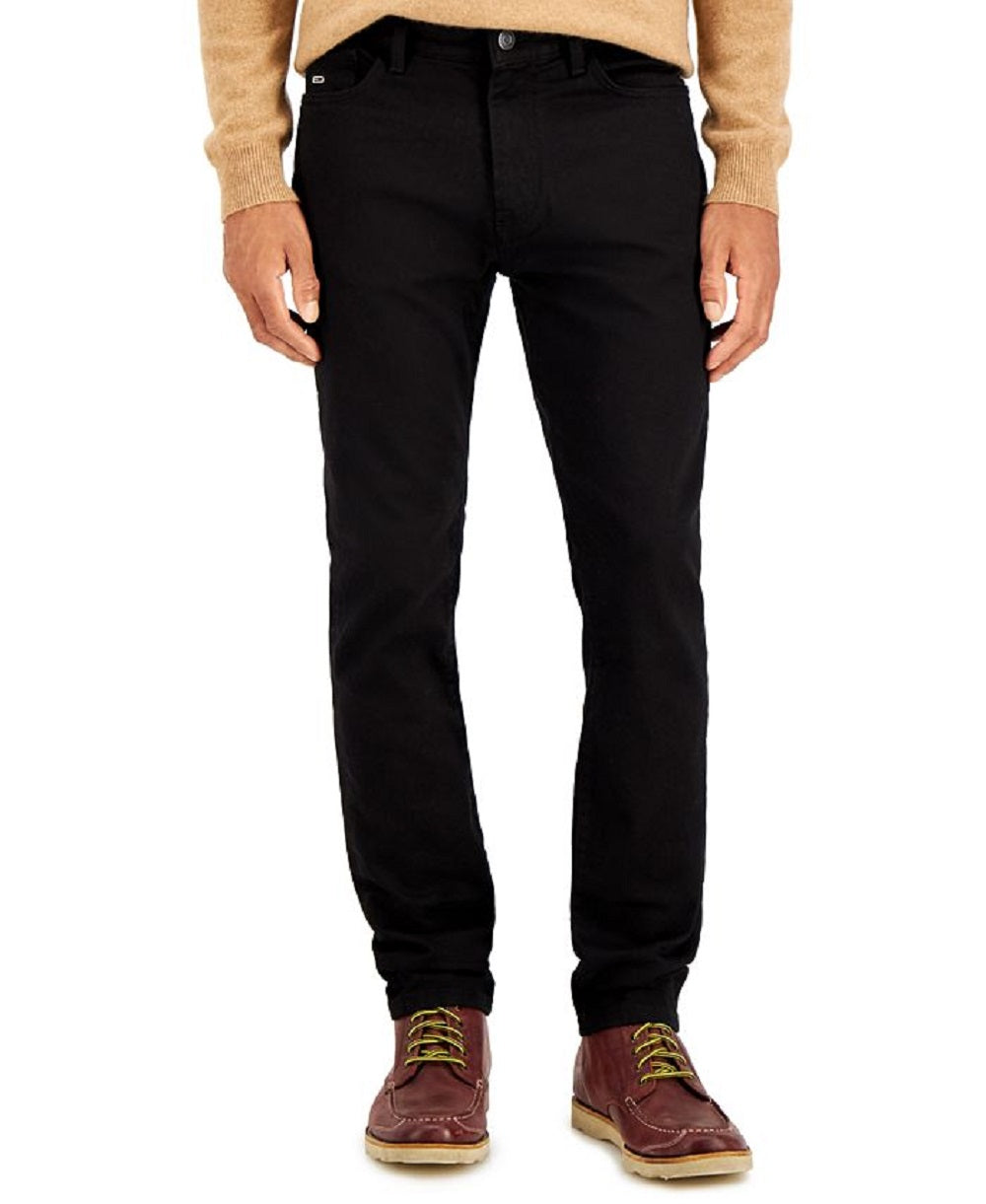 Tommy Hilfiger Men's Slim Fit Fade Proof Jeans Black Size 34X32