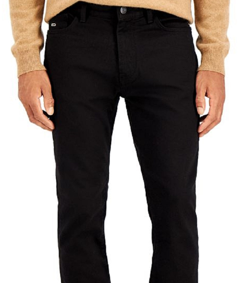 Tommy Hilfiger Men's Slim Fit Fade Proof Jeans Black Size 34X32