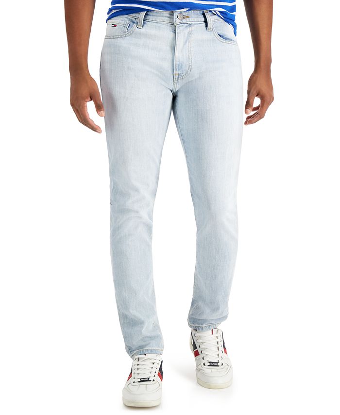 Tommy Hilfiger Men's Slim Fit Adam Tapered Jeans Blue Size 36X32
