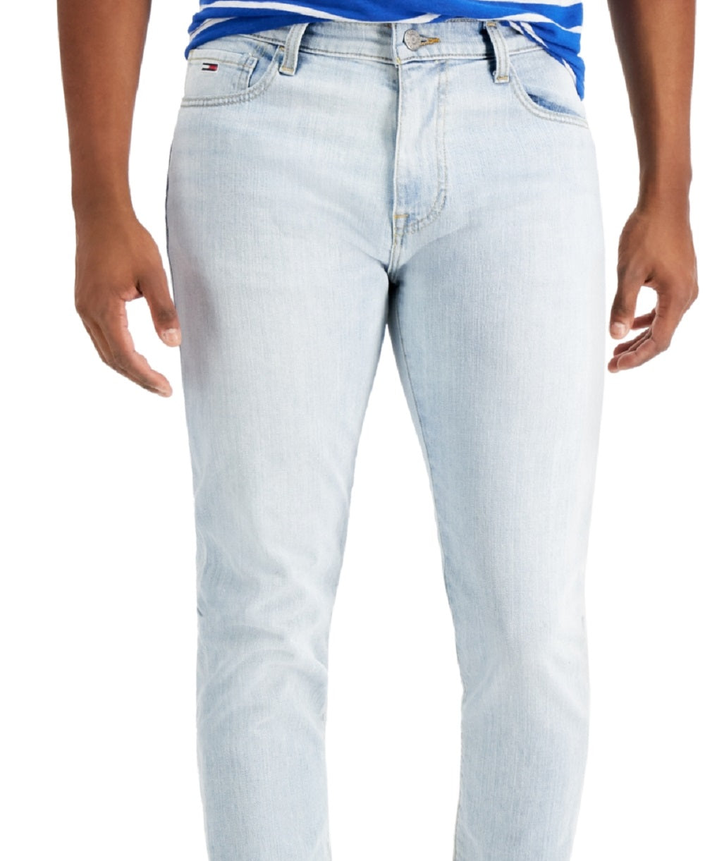 Tommy Hilfiger Men's Slim Fit Adam Tapered Jeans Blue Size 34X34