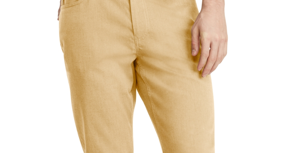 Tommy Hilfiger Men's Th Flex 5 Pocket Pants Tan Size 34X30