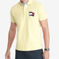 Tommy Hilfiger Men's Alwyn Custom Fit Th Flex Polo Shirt Yellow Size Large