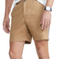 Tommy Hilfiger Men's Th Flex Theo 7 Short With Side Stripe Brown Size Large