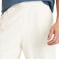 Tommy Hilfiger Men's Garment Dyed Cotton Sweat Shorts White Size Large