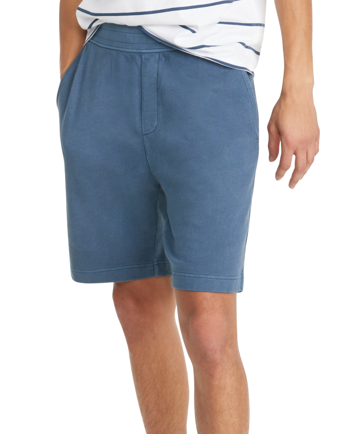 Tommy Hilfiger Men's Garment Dyed Sweatshorts Blue Size X-Large