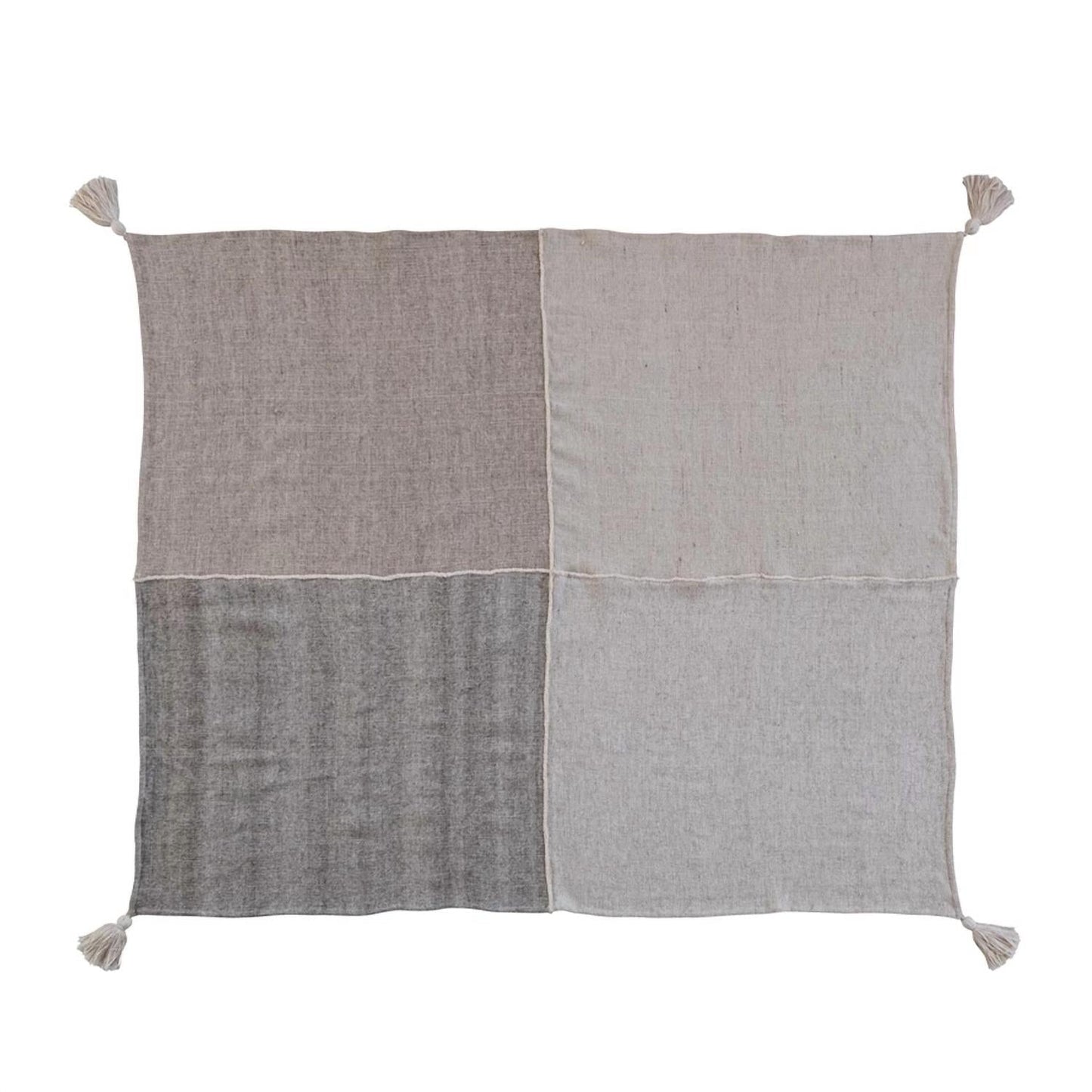 Creative Co-Op - Patchwork Throw Blanket