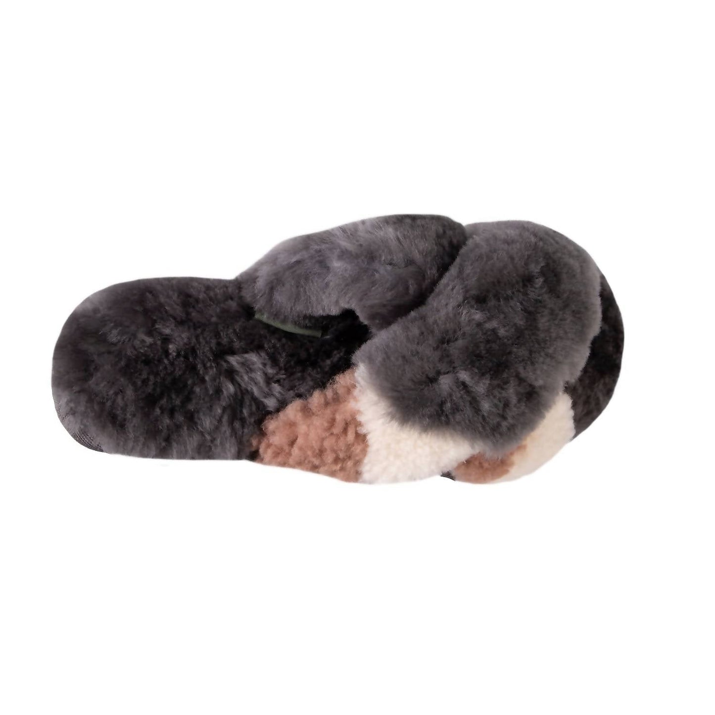 क्लाउड नाइन - लेडीज़ ड्यूओ-टोन एमा शीपस्किन स्लिपर