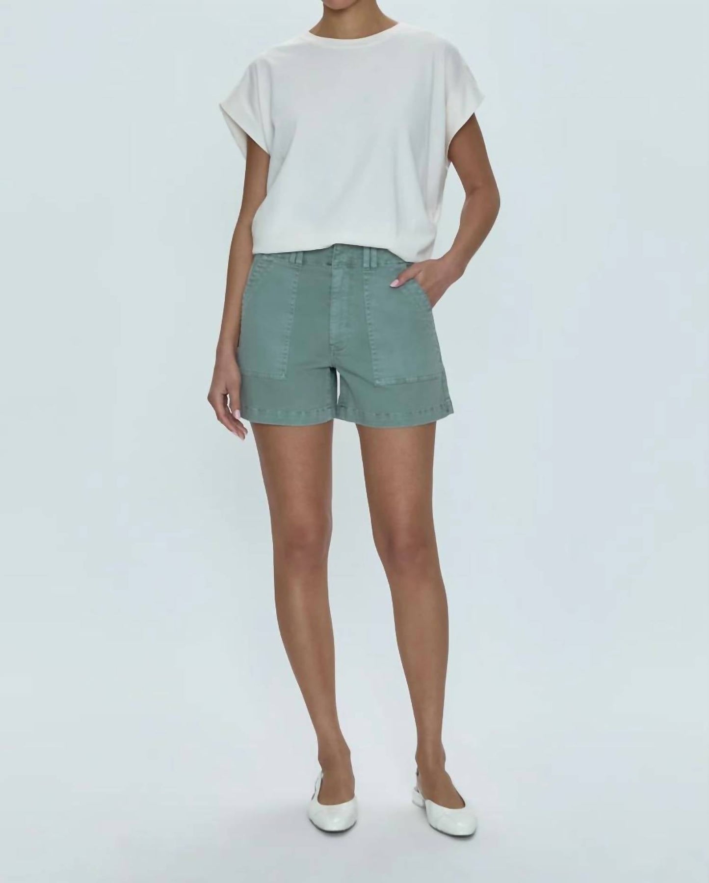 Pistola - Marissa High Rise Utility Shorts