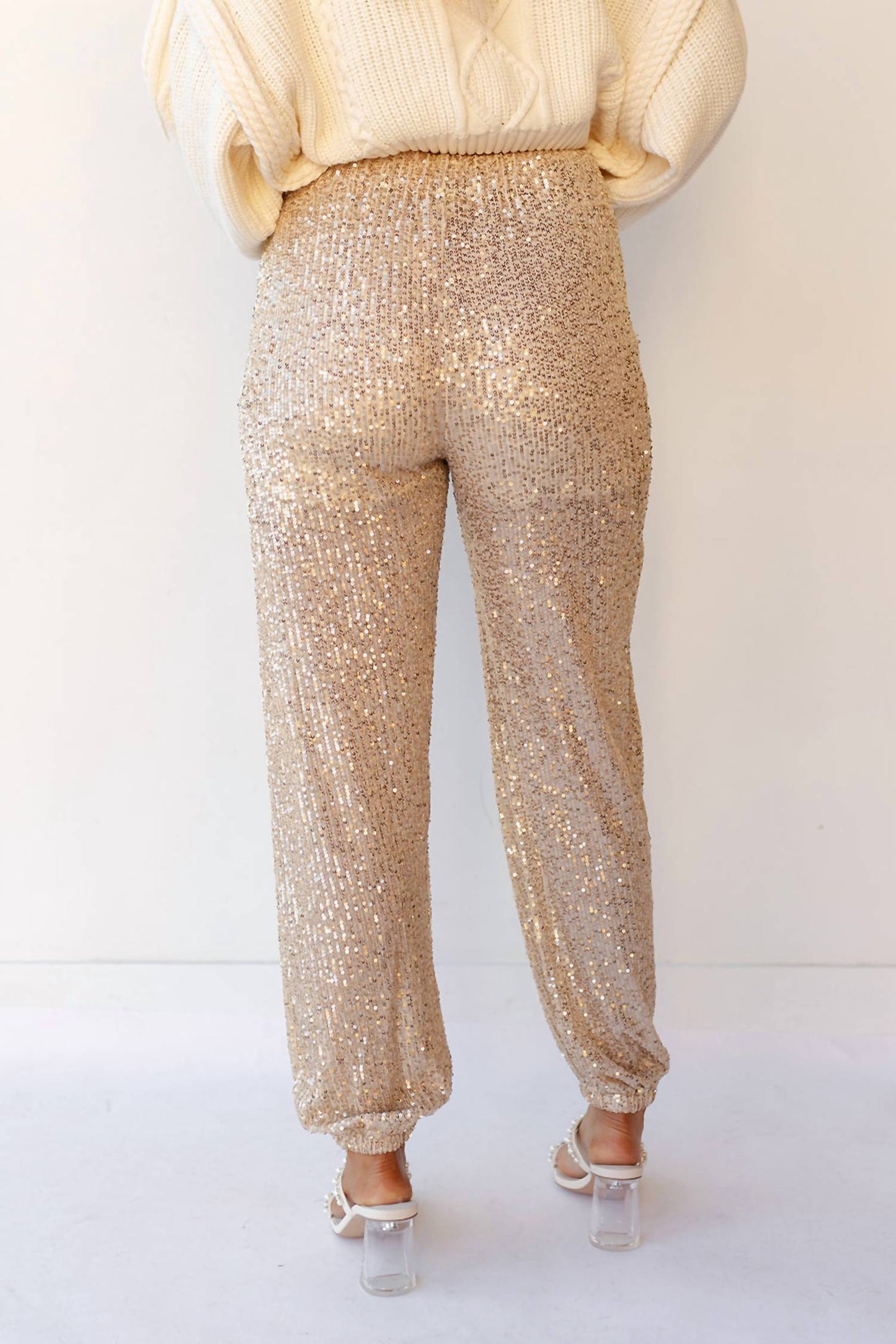 Pol - Last Minute Plans Sequine Pants