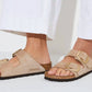 Birkenstock - Unisex Arizona Big Buckle Nubuck Leather Sandals - Narrow