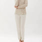 Ecru - Mitchell Roll Cuff Chino Pant