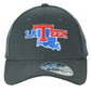 NCAA Zephyr LA Louisiana Tech Bulldogs Flex Fit Stretch Gray Hat Cap