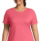 JMS by Hanes Women's Short Sleeve Tee Pink Size 3X