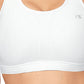 Champion Women's Vented Compression Plus Sports Bra White Size 2X