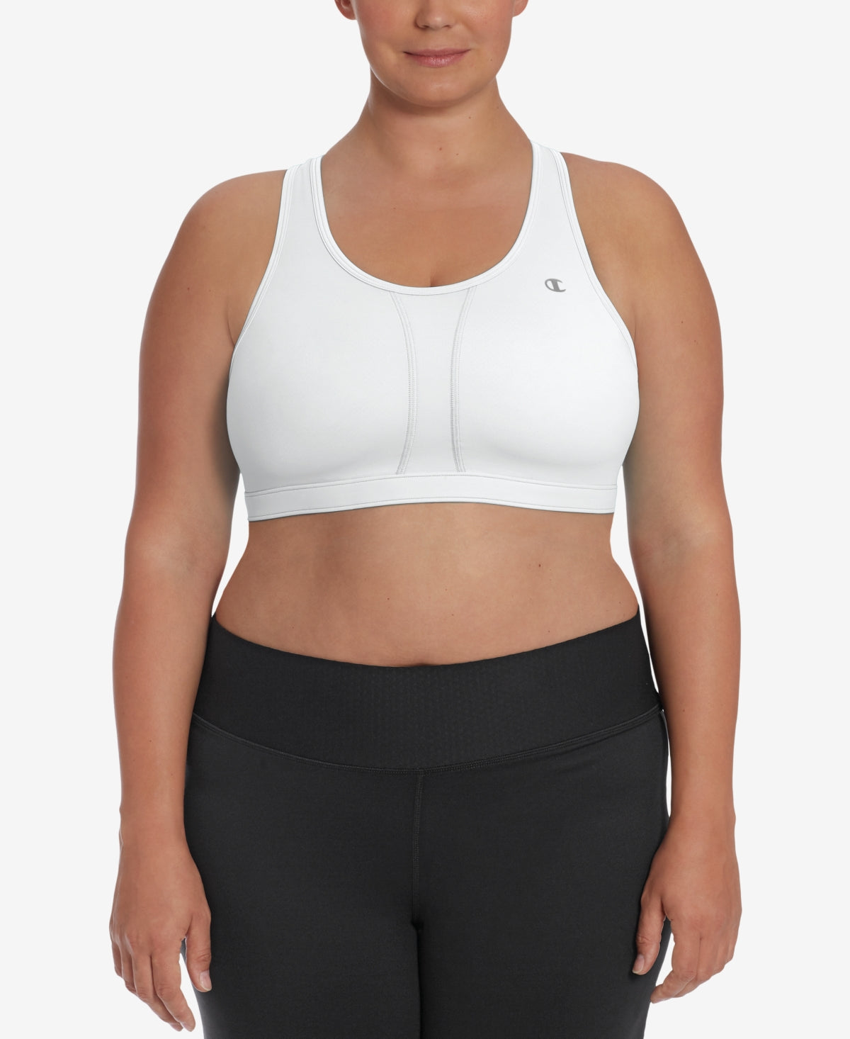 Champion Women's The Vented Sports Bra White Size 3X
