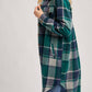 Bluivy - Women's Flannel Plaid Longline Shacket