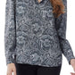Jones New York Women's Simplified Utility Blouse Top Grey Size Large