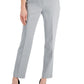 Kasper Women's Slim Straight Pants Gray Size 12