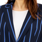 Anne Klein Women's Plus Suit Separate Office Wear One Button Blazer Blue Size 22W
